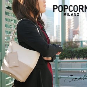 【POPCORN】バケツ型ショルダーバッグ（ミラー付き）＜カロリーナ＞