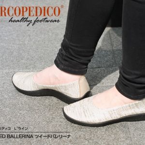 【ARCOPEDICO】5061020 ＜L'LINE＞TWEED BALLERINA ツイードバレリーナ