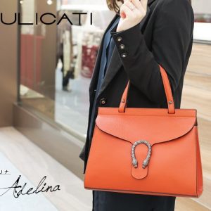 【PULICATI】2wayショルダー付きワンハンドルフラップバッグ