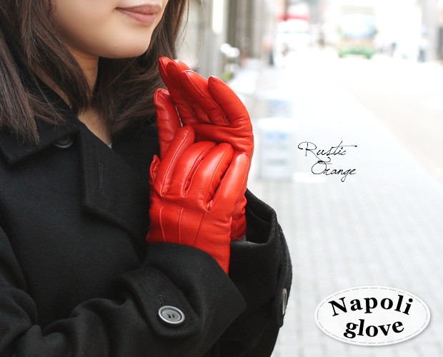 革手袋 レディース ブランド 本革 カシミヤライニング イタリア製 レザーグローブ 暖かい シンプル