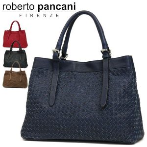 roberto pancani メッシュレザーバッグ トートバッグ レディース ブランド