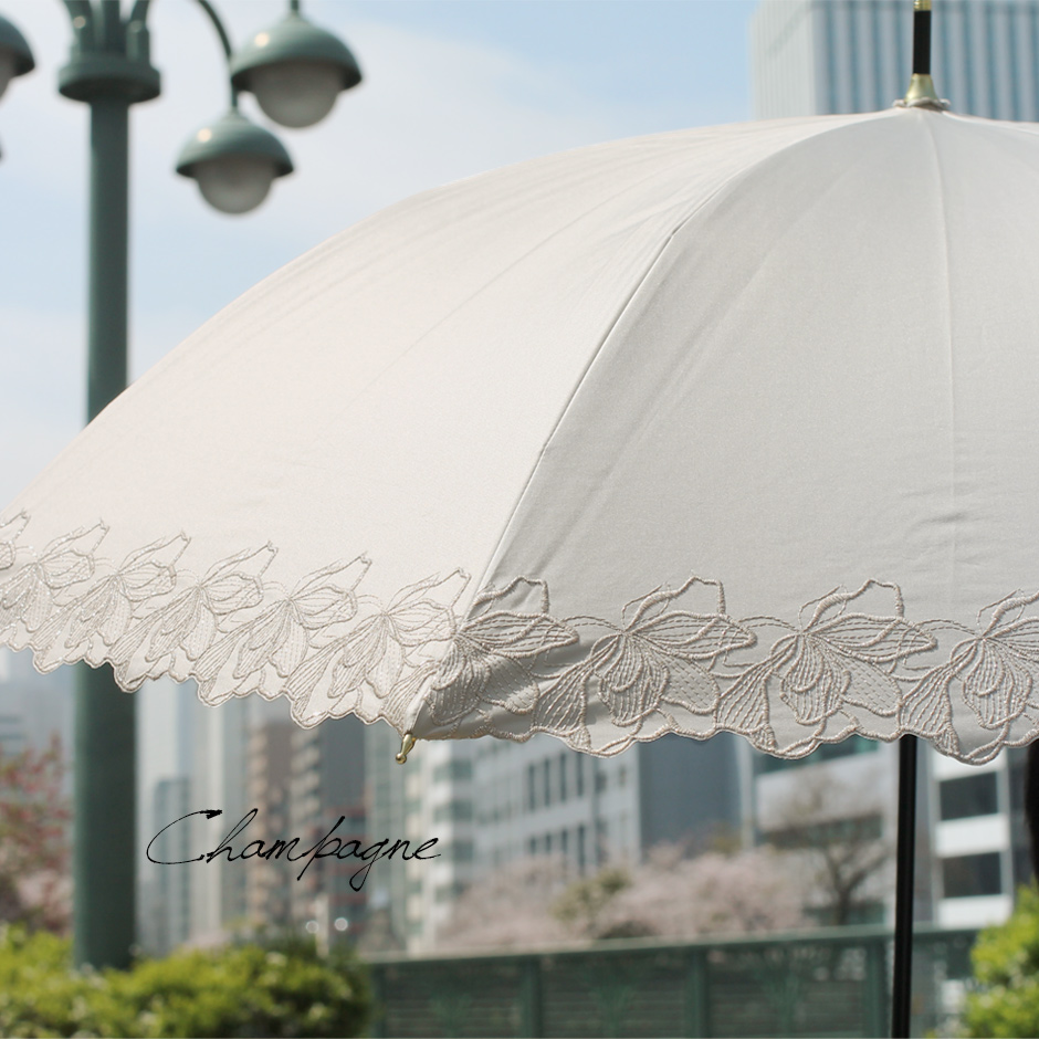 日傘 長傘 バルーン ドーム型 晴雨兼用 レディース 紫外線 UV