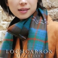 エリザベス女王 ★ 【Lochcarron of Scotland】ラムズウール100％タータンチェックマフラー英国スコットランド製＜エイシャントチザムハンティング＞