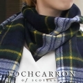エリザベス女王 ★ 【Lochcarron of Scotland】ラムズウール100％タータンチェックマフラー英国スコットランド製＜ドレスゴードン＞
