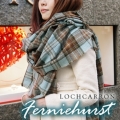 【Lochcarron of scotland（ロキャロン）】英国王室ご愛用 タータンチェック カシミヤ混薄手大判ストール＜フェルニハースト＞
