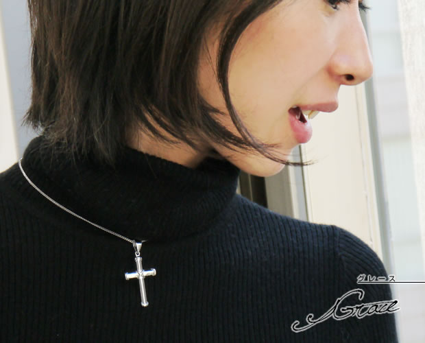 英国シルバー十字架ネックレスの通販 －キャロン国本店－