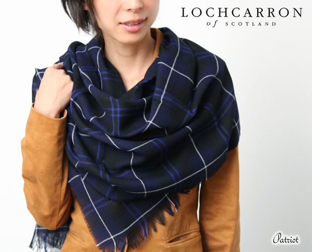 Lochcarron(ロキャロン)社ウール薄手大判ストールの通販 －キャロン国本店－