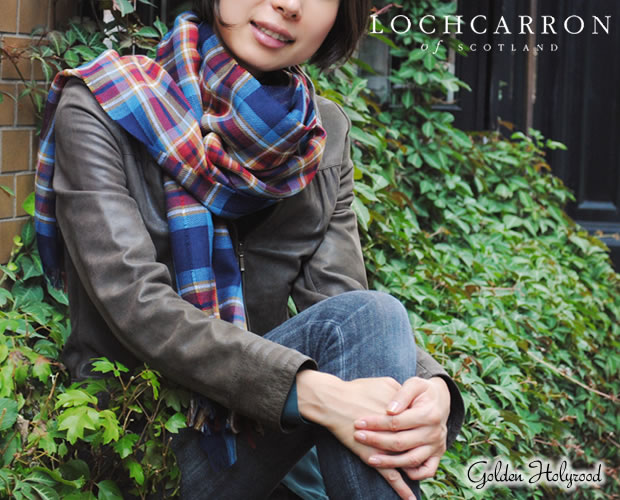 Lochcarron(ロキャロン)薄手ストールの通販 －キャロン国本店－