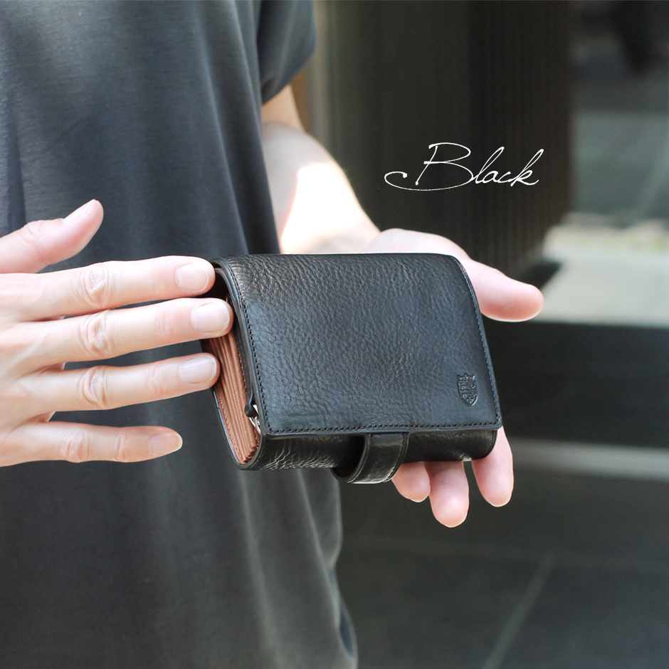 イタリア名門タンナー社製カラフルレザーアコーディオン型財布<IL RICCA>