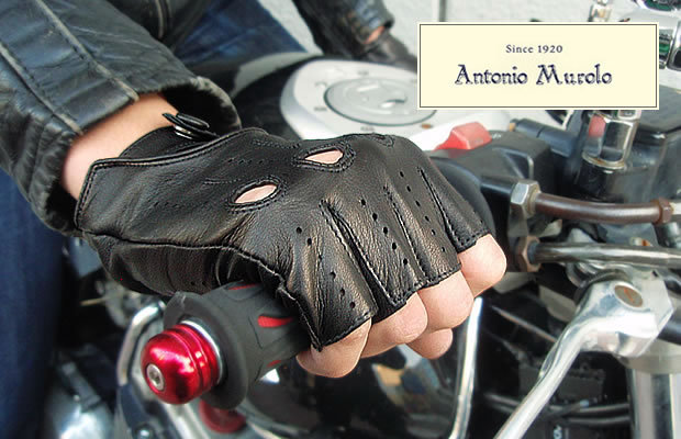【Antonio Murolo】イタリア製メンズドライビンググローブ＜レザー革手袋＞